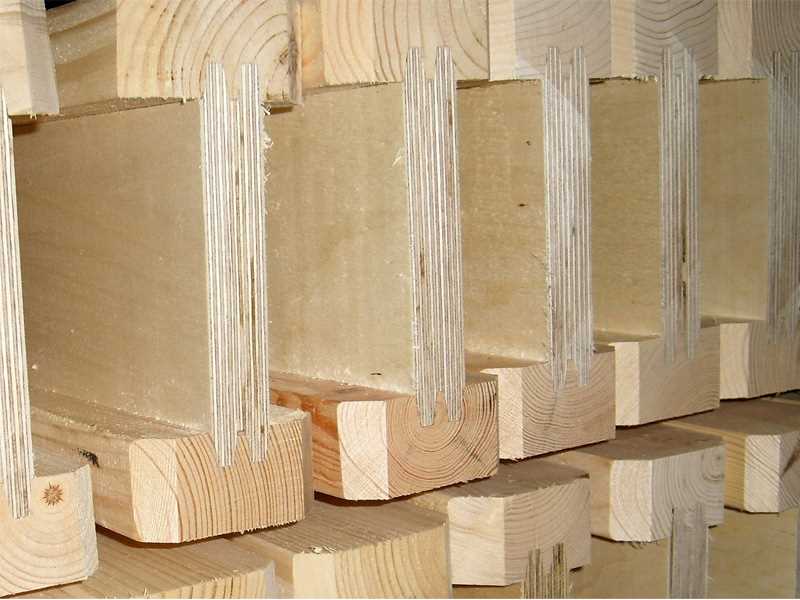 Преимущества деревянных лучей и балок
