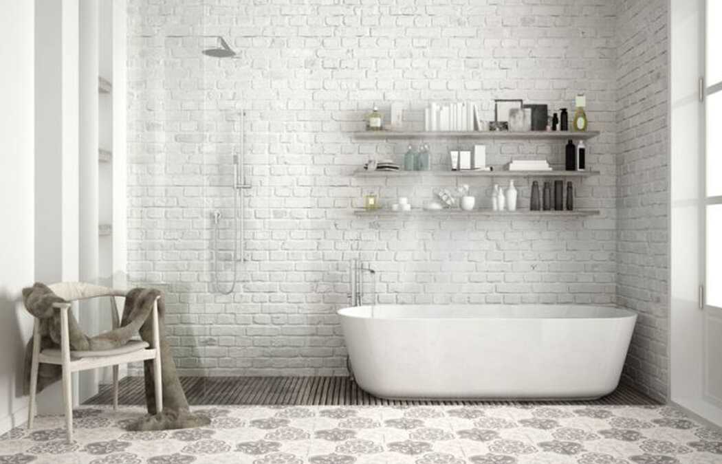 Способы использования керамической плитки в интерьере ванной комнаты