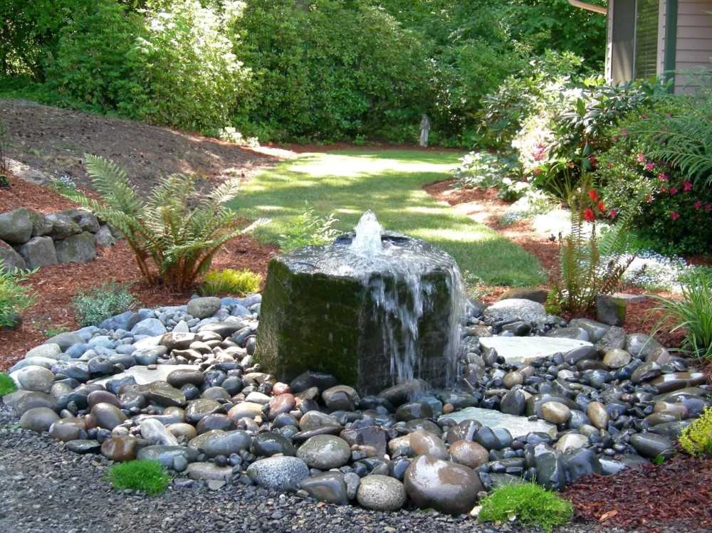 Управление водою в ландшафтном дизайне: фонтаны и водопады
