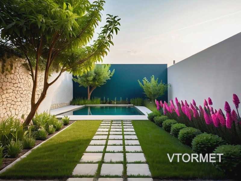 Размещение зон для отдыха на участке с перепадом высот