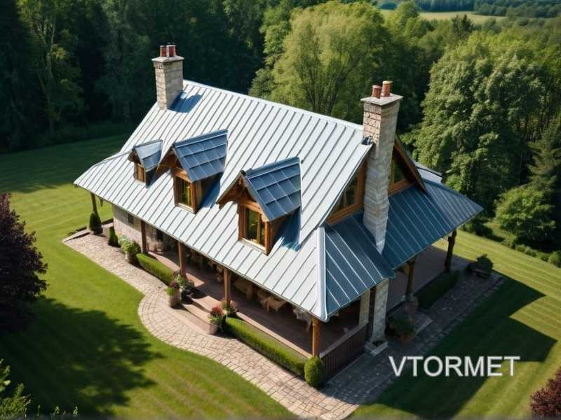 Фальцевая кровля: гладкость и изысканность